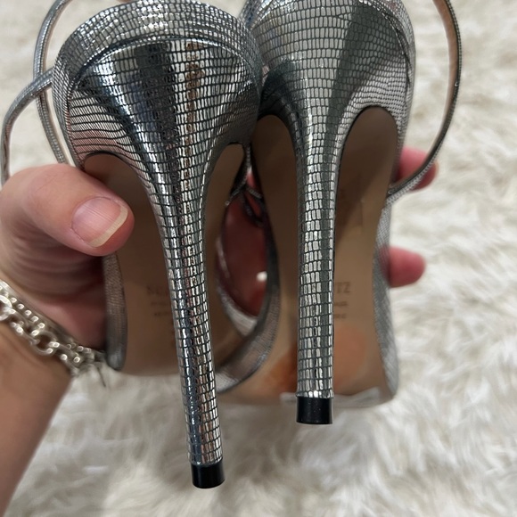 Schutz Altina Sandals - Size 8 - silver color - Picture 9 of 10